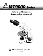 Meiji Techno MT9000 Series Instruction Manual предпросмотр