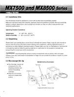 Preview for 8 page of Meiji Techno MX7500 Series Instruction Manual