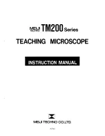 Meiji Techno TM200 Series Instruction Manual preview