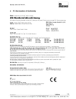 Preview for 7 page of Meiko FV 28 GiO Operating Instructions Manual