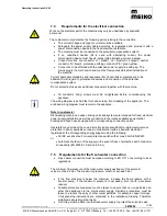 Предварительный просмотр 11 страницы Meiko GK 60 Operating Instructions Manual