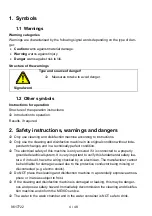 Предварительный просмотр 4 страницы Meiko TopLine 10 Operating Instructions Manual