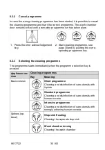 Preview for 30 page of Meiko TopLine Instructions For Use Manual