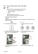 Preview for 32 page of Meiko TopLine Instructions For Use Manual