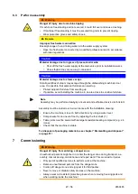 Preview for 27 page of Meiko UPster H 500 M2 Operating Instructions Manual