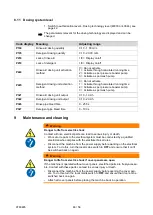 Preview for 46 page of Meiko UPster H 500 M2 Operating Instructions Manual