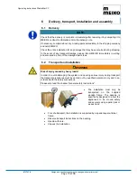 Предварительный просмотр 13 страницы Meiko WasteStar CC Operating Instructions Manual