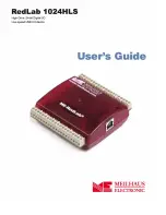 Meilhaus Electronic RedLab 1024HLS User Manual предпросмотр