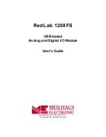 Preview for 2 page of Meilhaus Electronic redlab 1208fs User Manual