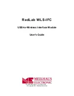 Предварительный просмотр 2 страницы Meilhaus Electronic RedLab WLS-IFC User Manual