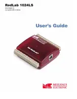 Meilhaus RedLab 1024LS User Manual preview