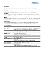 Preview for 2 page of Meinberg COM52HS Characteristics