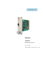 Preview for 1 page of Meinberg GPS180SV Manual