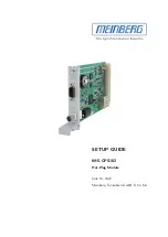 Предварительный просмотр 1 страницы Meinberg IMS-GPS182 Setup Manual