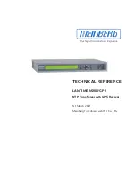 Meinberg LANTIME M200/GPS Technical Reference preview