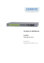 Meinberg LANTIME M300/GNS/AD10-AD10 Technical Reference preview