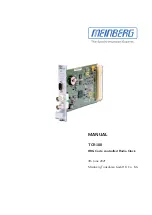 Meinberg TCR180 Manual предпросмотр