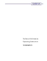 Предварительный просмотр 1 страницы Meinberg TCR510PCI Operating Instructions Manual