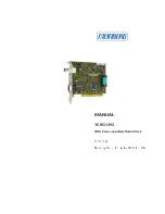 Предварительный просмотр 1 страницы Meinberg TCR511PCI Manual