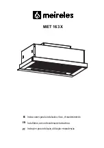 Meireles MET 163 X Installation, Use And Maintenance Instructions preview