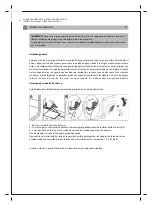 Preview for 36 page of Meireles MF 7606 X Installation, Use And Maintenance Handbook