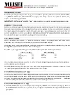 Meisei Tools HOTWEEZERS Operating Instructions preview