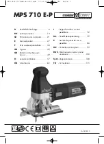 MEISTER CRAFT MPS 710 E-P Manual предпросмотр