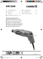 Meister 5400620 Translation Of The Original Instructions preview