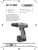 Meister AS 18 VMB Translation Of The Original Instructions preview