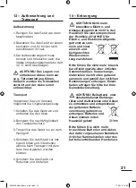 Preview for 21 page of Meister AS18A Translation Of The Original Instructions