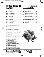 Meister BHKS 1200 LB LASER Translation Of The Original Operating Instructions preview