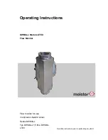 Предварительный просмотр 1 страницы Meister DWM/A-L Operating Instructions Manual