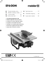 Meister EF600M Translation Of The Original Instructions preview