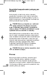 Preview for 10 page of Meister HP10 Operating Instructions Manual