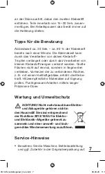 Preview for 7 page of Meister HP78 Operating Instructions & Safety Hints