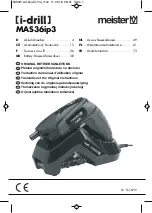 Meister i-drill MAS36ip3 Translation Of The Original Instructions preview