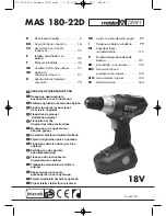 Preview for 1 page of Meister MAS 180-22D Translation Of The Original Operating Instructions