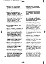 Preview for 10 page of Meister MAS18VL Translation Of The Original Instructions