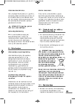 Preview for 45 page of Meister MET16-16 Translation Of The Original Instructions