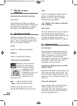 Preview for 62 page of Meister MET16-16 Translation Of The Original Instructions