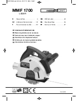 Meister MMF 1700 LASER Translation Of The Original Instructions предпросмотр