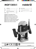 Meister MOF1200-1 Translation Of The Original Instructions preview