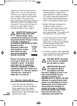 Preview for 54 page of Meister MPH1400-1 Translation Of The Original Instructions