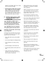 Preview for 61 page of Meister MWS2200 Translation Of The Original Instructions