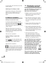 Preview for 44 page of Meister SB1010M Translation Of The Original Instructions