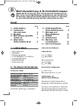 Preview for 4 page of MeisterCraft 5456210 Translation Of The Original Operating Instructions