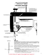 Preview for 5 page of Meistergram M'100-JNS Instruction Manual And Parts Book