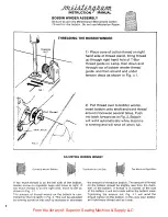 Preview for 6 page of Meistergram M'100-JNS Instruction Manual And Parts Book