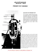 Preview for 10 page of Meistergram M'100-JNS Instruction Manual And Parts Book