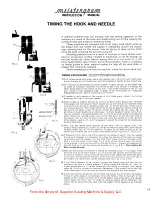 Preview for 13 page of Meistergram M'100-JNS Instruction Manual And Parts Book